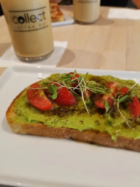 avocado toast Collect Coffee Bar