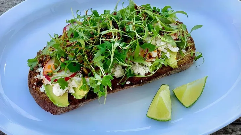 avocado toast Shapeshifters Cafe