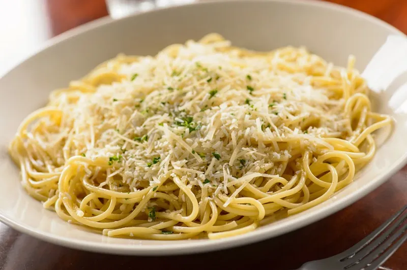 angel hair pasta The Old Spaghetti Factory