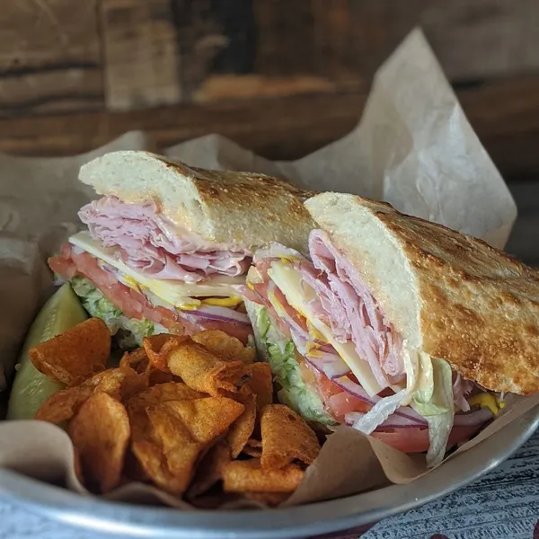 caprese sandwich Sourdough & Co Sacramento Valley Station