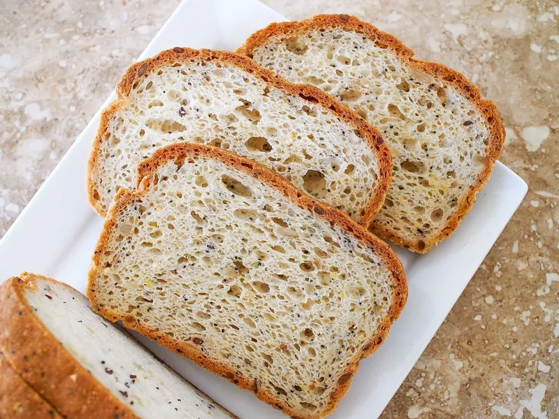 garlic bread Mariposa Baking Company