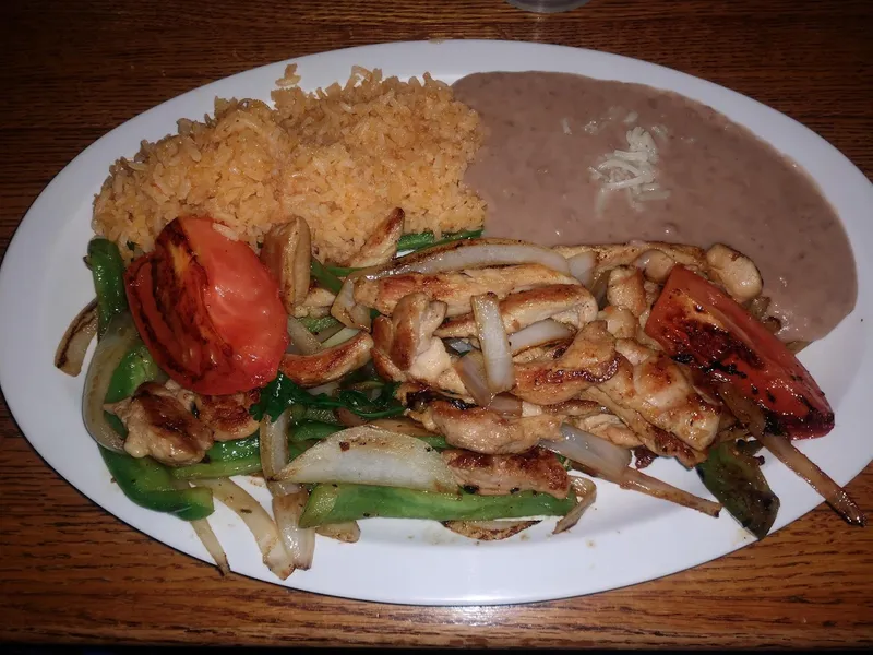 chicken fajitas Rodeo Mexican Grill (Olympic)