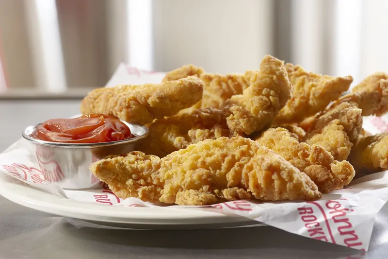 chicken nuggets Johnny Rockets in Hollywood