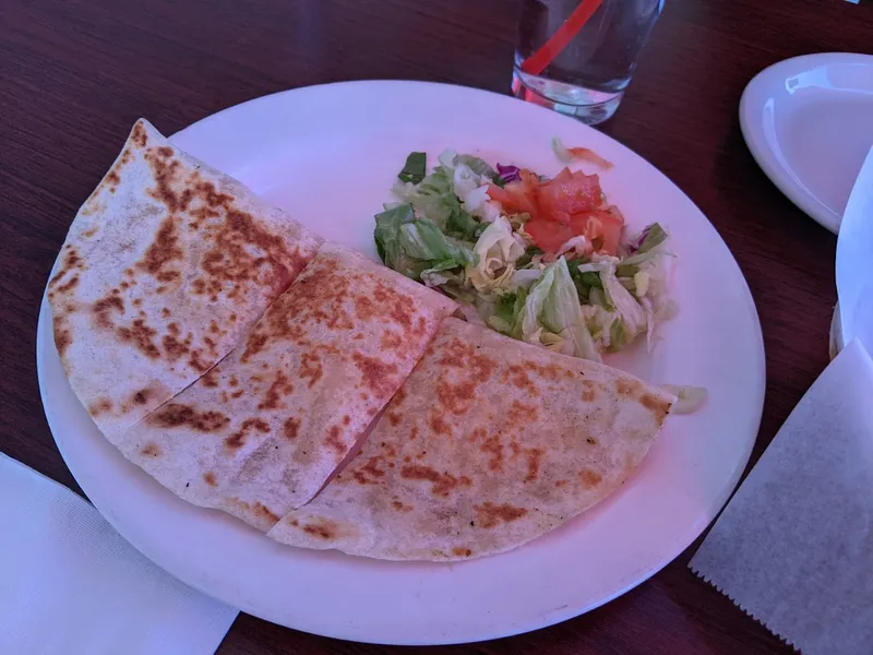 chicken quesadilla Taqueria Lorena's