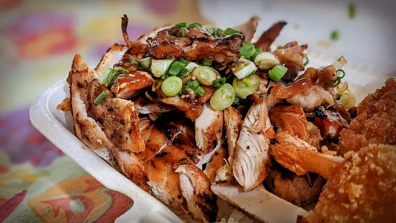 chicken roll Teriyaki Bowl & Burger