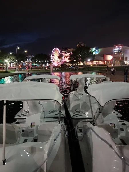 outdoor activities Rainbow Lagoon Swan Boats by Wheel Fun Rentals