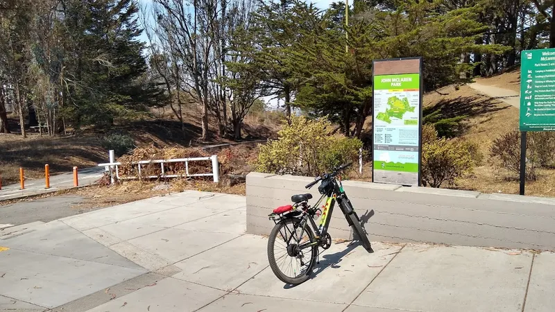 Kid-friendly bike trails John McLaren Park