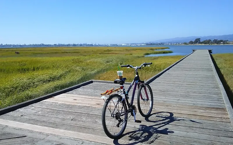 Kid-friendly bike trails Martin Luther King Jr. Regional Shoreline