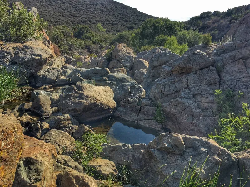 kid-friendly hiking trails Penasquitos Creek Waterfall