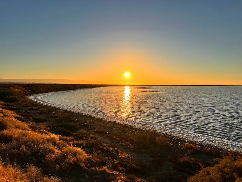 Places for sunsets Alviso Marina County Park