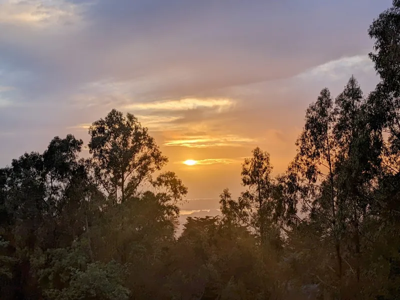 Places for sunsets Joaquin Miller Park