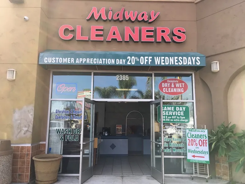 dry cleaning Midway Cleaners in Point Loma