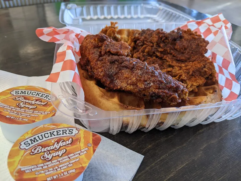 chicken nuggets Fluster Cluck Hot Chicken