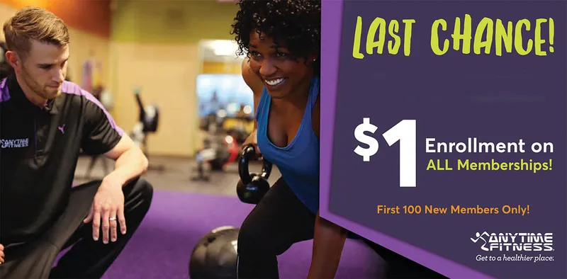 workout classes Anytime Fitness