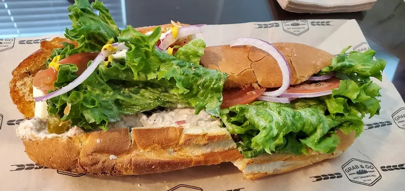 chicken sandwiches Grab & Go Subs in Downtown San Diego