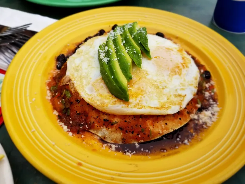 fried eggs Baja Beach Cafe