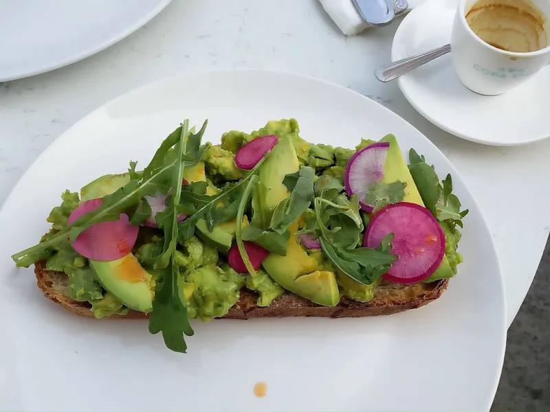 avocado toast Copa Vida - East Village