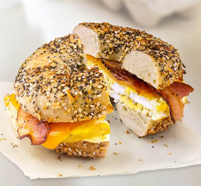 egg sandwich Bruegger's Bagels