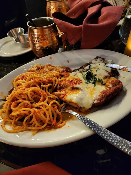 chicken parmesan Roma Mia in Downtown San Diego