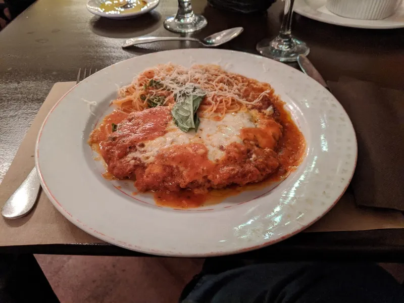 chicken parmesan Operacaffe in Downtown San Diego