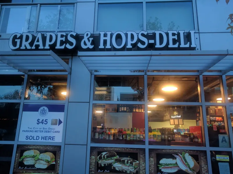 bodegas Grapes & Hops Deli in Downtown San Diego