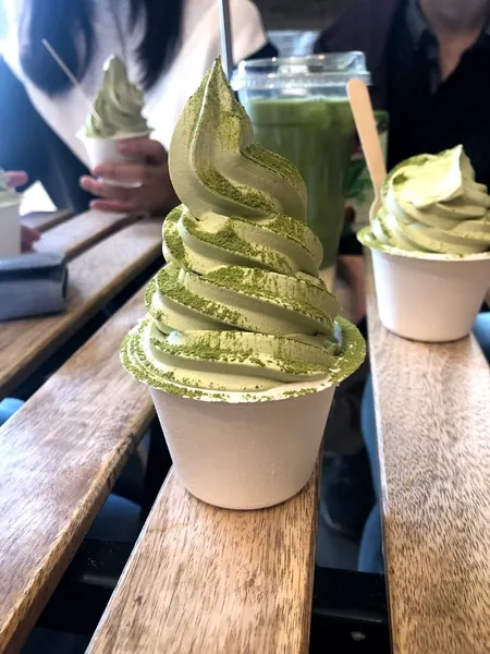 banana puddings Tea Master Matcha Cafe and Green Tea Shop in Little Tokyo