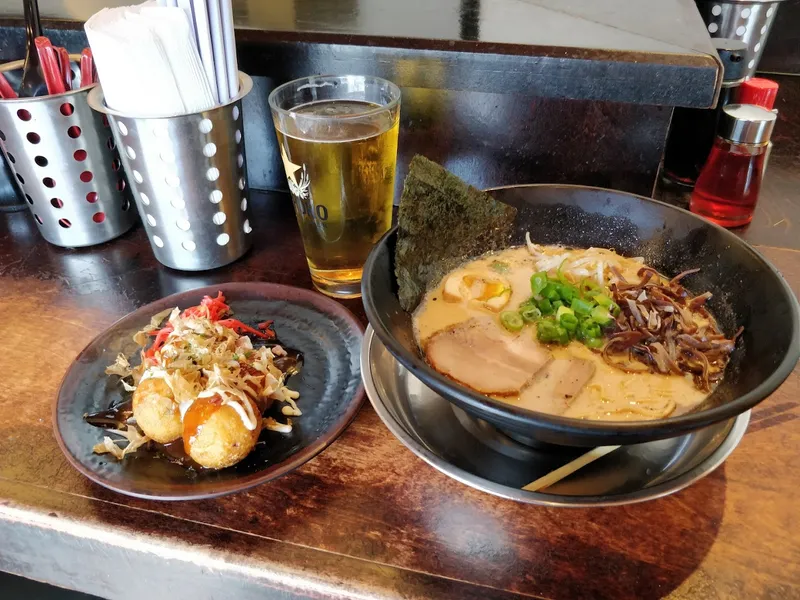 pork buns Men Oh Tokushima Ramen in Little Tokyo