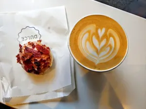 cappuccino in Little Tokyo Los Angeles