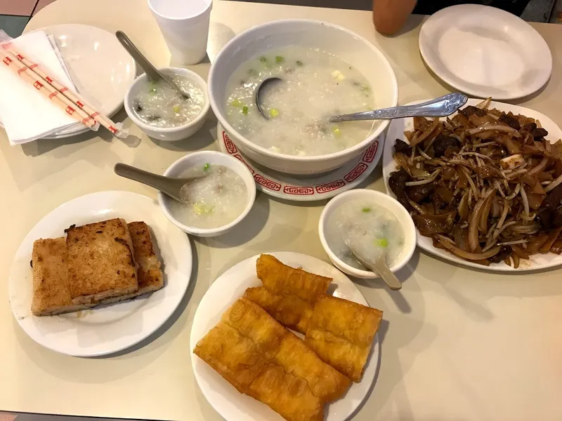 garlic bread Tian's Dim Sum Restaurant in Chinatown