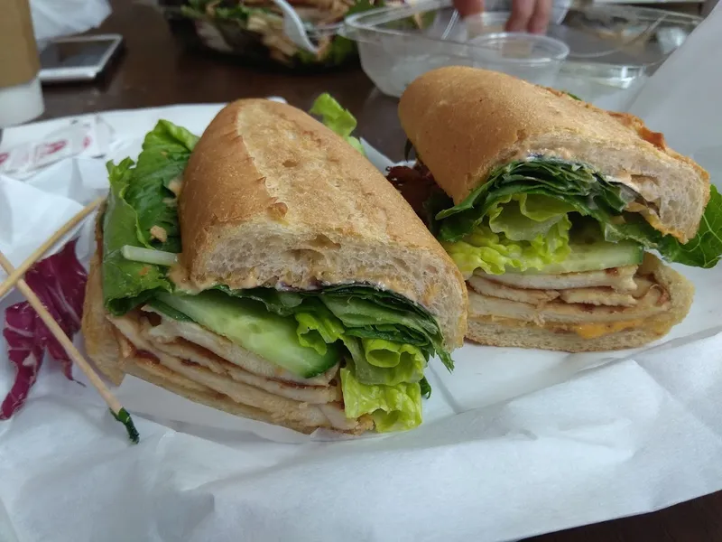 caprese sandwich Belwood Bakery