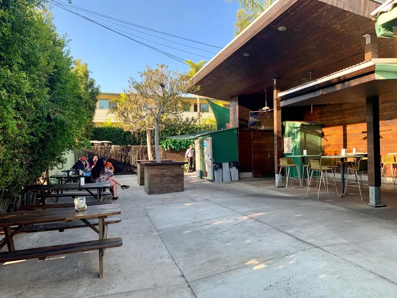 outdoor dining The Friendly Tavern