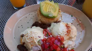 avocado toast in Hillcrest San Diego