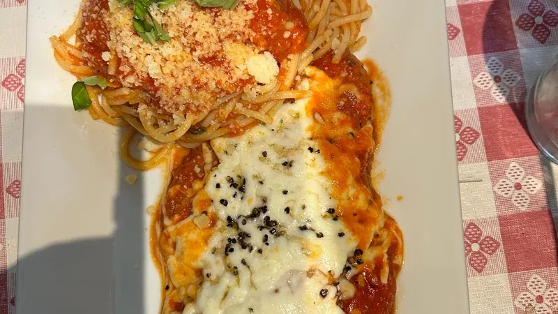 chicken parmesan Mia Trattoria