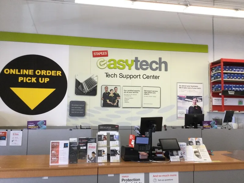 electronics stores Staples