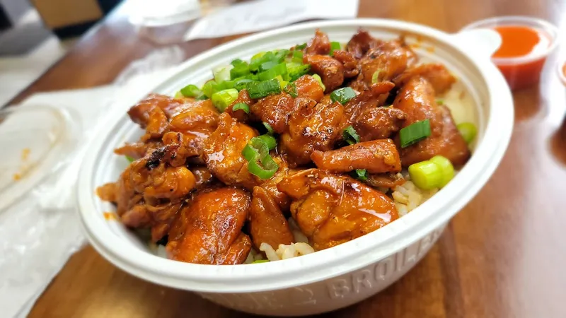 roasted chicken Flame Broiler in Mission Valley