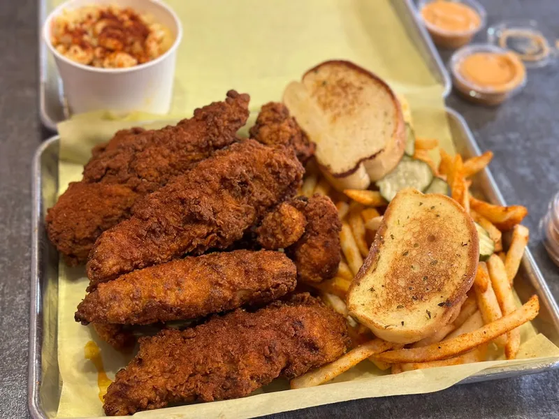 chicken tenders Hot Chickz Chicken Sandwiches