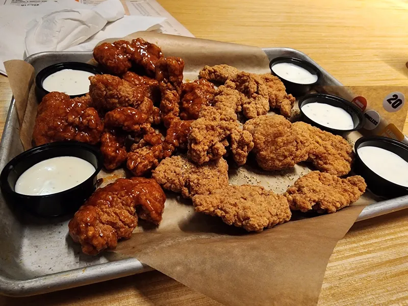 chicken tenders Buffalo Wild Wings