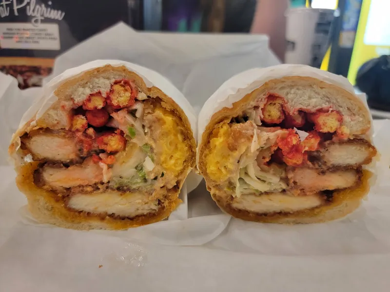 chicken wraps Fat Sal's Deli in Venice