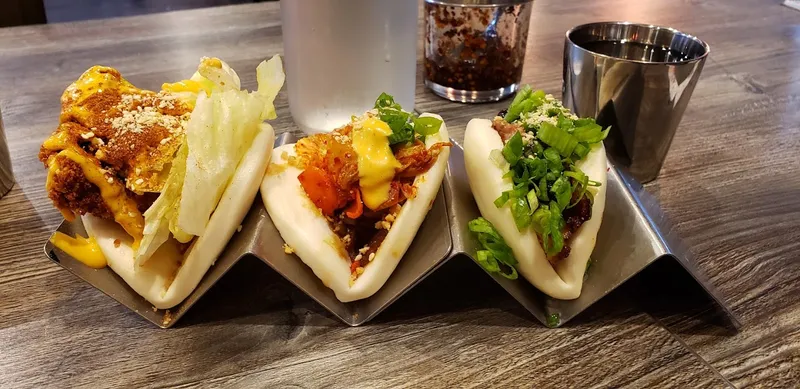 pork buns Facing East Noodle & Bar