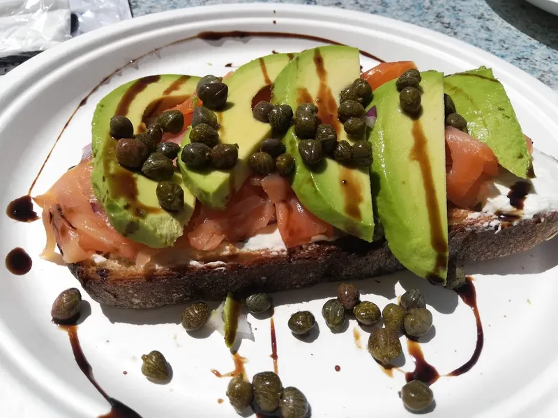 avocado toast Einstein Bros. Bagels