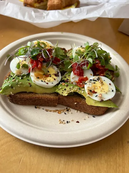 avocado toast Aperture Coffee by Kearny Mesa Deli