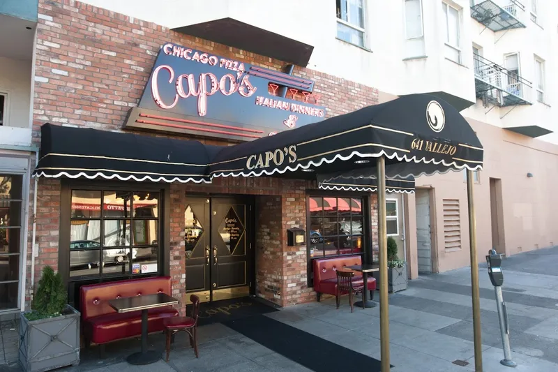 Pasta restaurants Capo's in North Beach