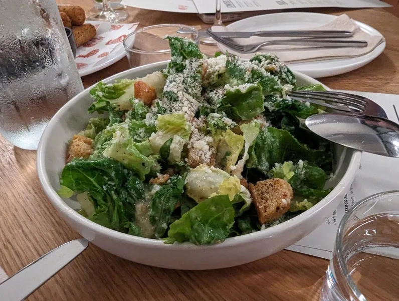 caesar salad Flour + Water Pizzeria