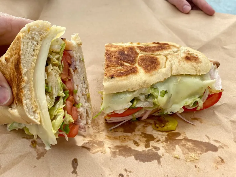 caprese sandwich Charlie's Deli Venice Beach