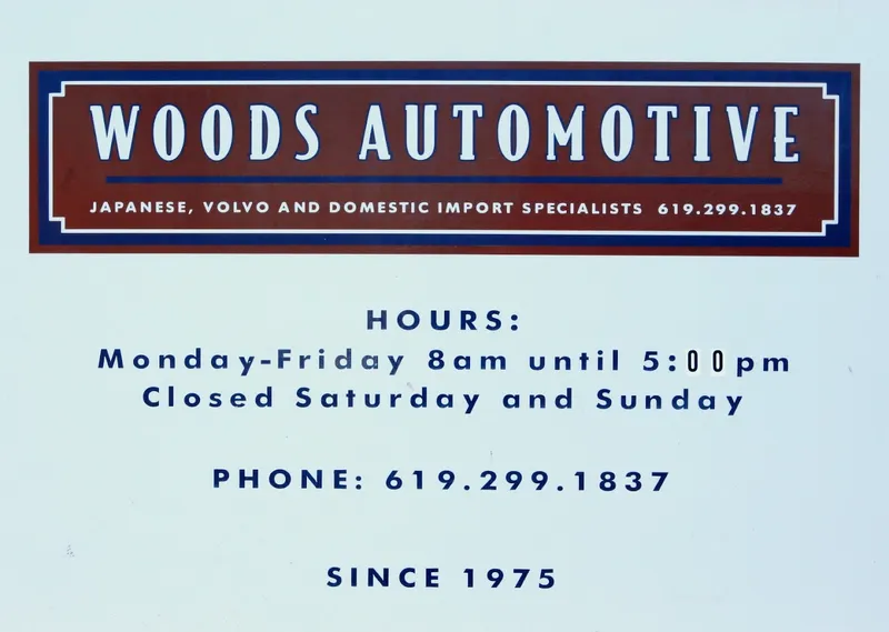 auto repair Woods Automotive