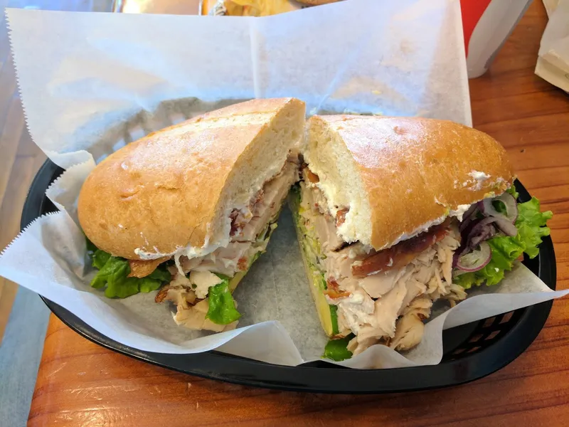 chicken wraps The Sandwich Spot in Midtown