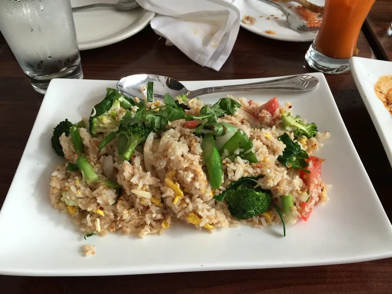 Fried rice Orchid Thai Restaurant & Bar