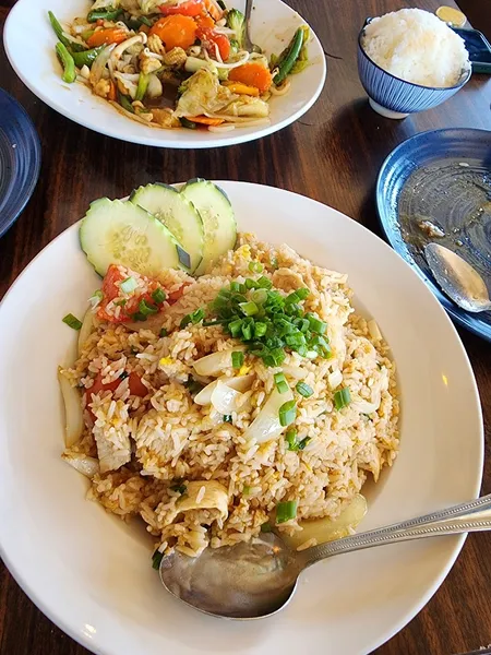 chicken rice soup Charm Thai