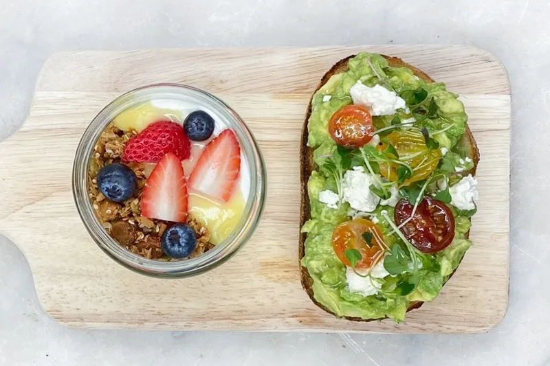 avocado toast Bluestone Lane - Steiner St Café