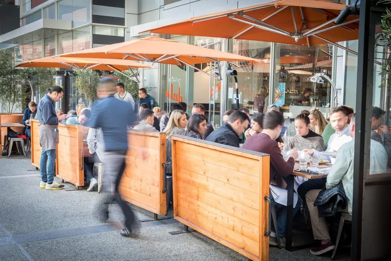 outdoor dining Delarosa Downtown in Yerba Buena